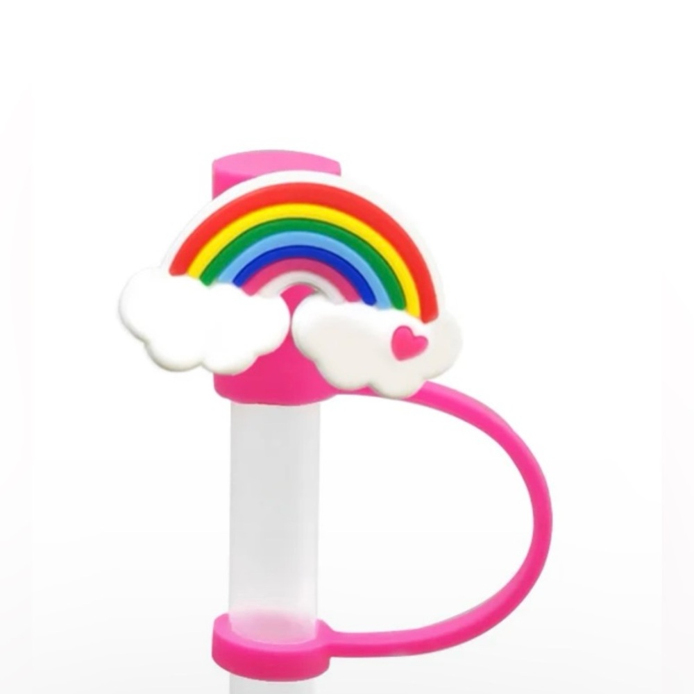 10 fun unique silicone straws for Stanley 30 and 40 ounces, straw cap